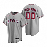 Los Angeles Angels Customized Nike Gray Stitched MLB Cool Base Road Jersey,baseball caps,new era cap wholesale,wholesale hats